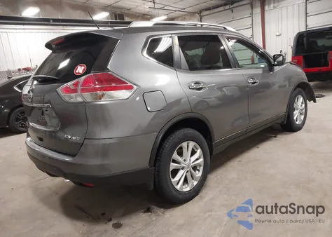 2016 Nissan Rogue Sv z USA, uszkodzony, nr VIN KNMAT2MVXGP693058